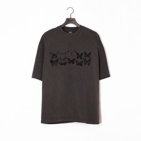 【残り一点】Oversized Garment Dye T-shirt(BUTTERFLY)