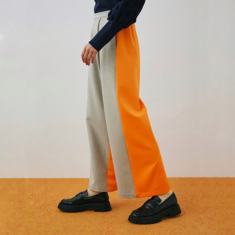 【残り一点】Bi Color Wide Pants