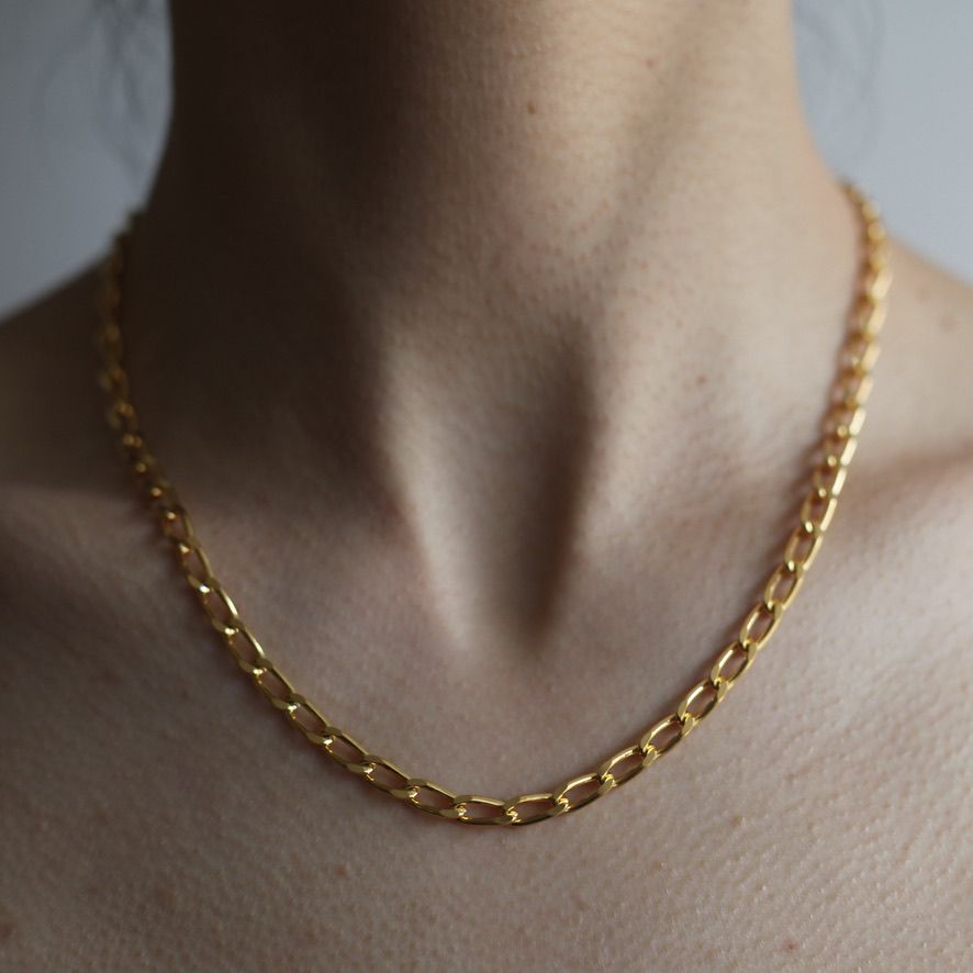 【お取り寄せ注文可能】Bold Chain Short Necklace 42