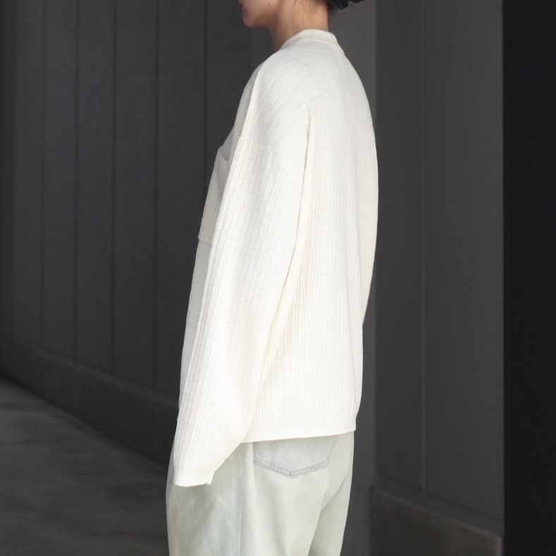 【残りわずか】Crepe Knit Shirt