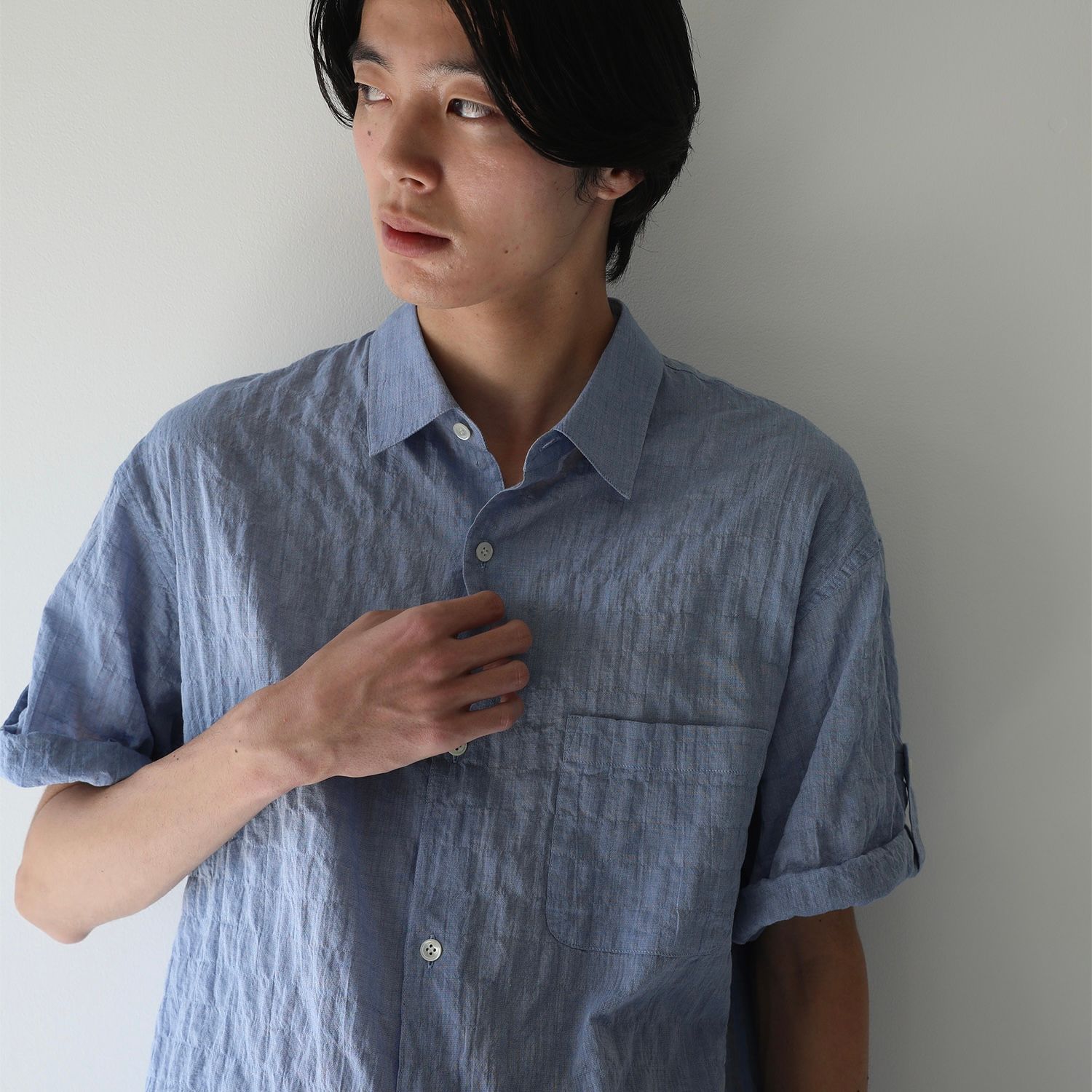 【残り一点】River Roll-Up Shirt