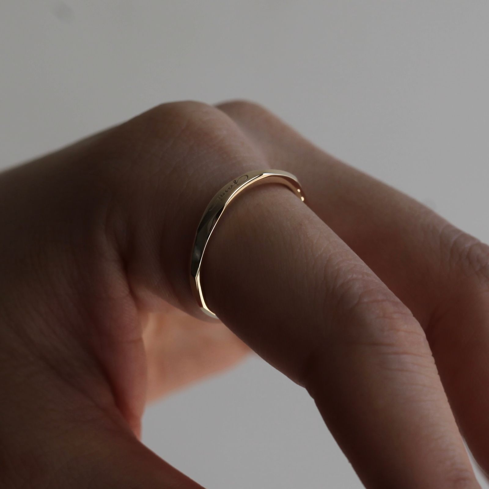 【お取り寄せ注文可能】K10 Crockery Ring_SS(GOLD)