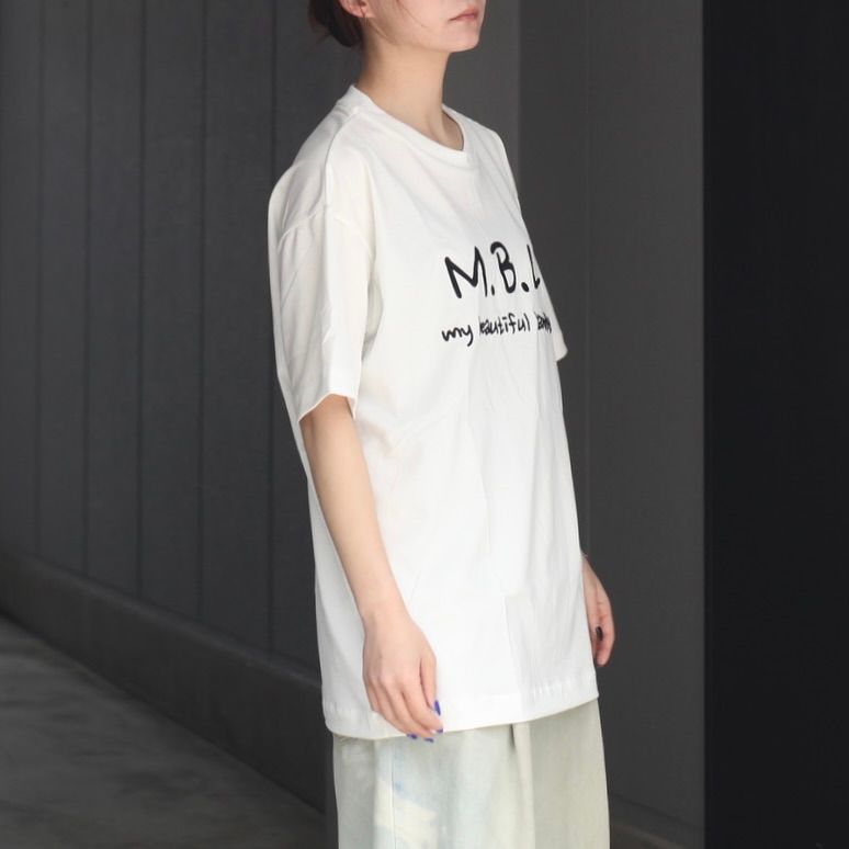 【残り一点】MBLロゴ刺繍Tee