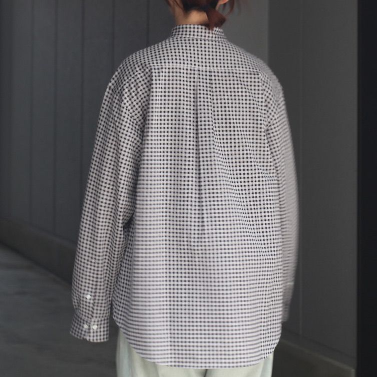 【残りわずか】36G Modest Check Shirt