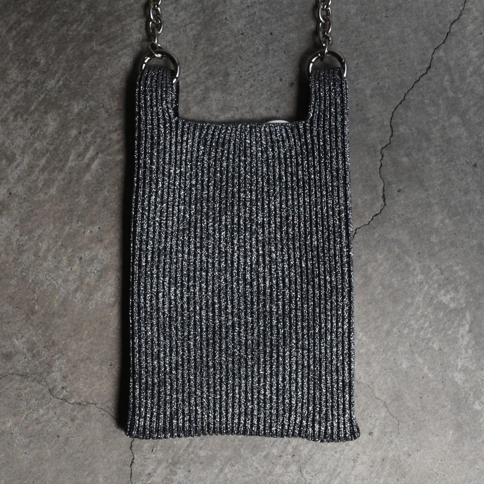 【残り一点】Kyoto Metallic Market Bag_Mini(CHAIN)