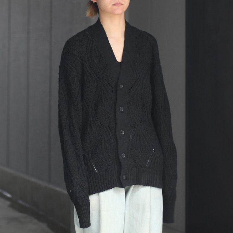 HERILL - 【残り一点】Cottoncode Patterncardigan | ACRMTSM ONLINE STORE