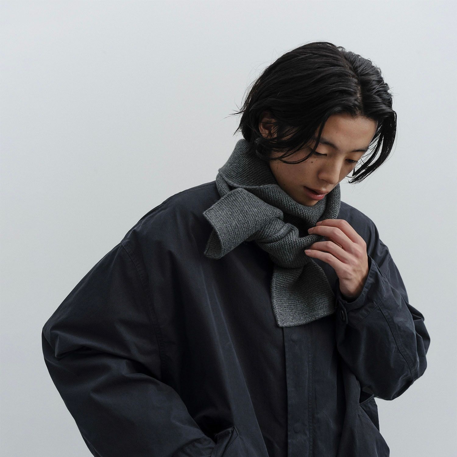 【残り一点】Link Cashmere Muffler