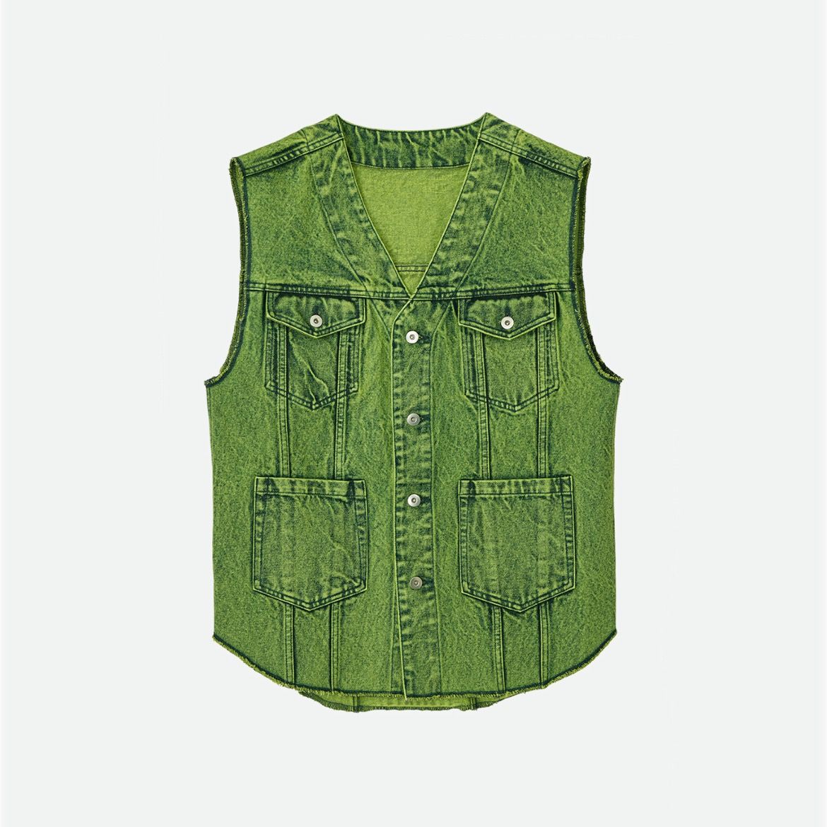 【残り一点】Vintage Like Denim Vest Jacket