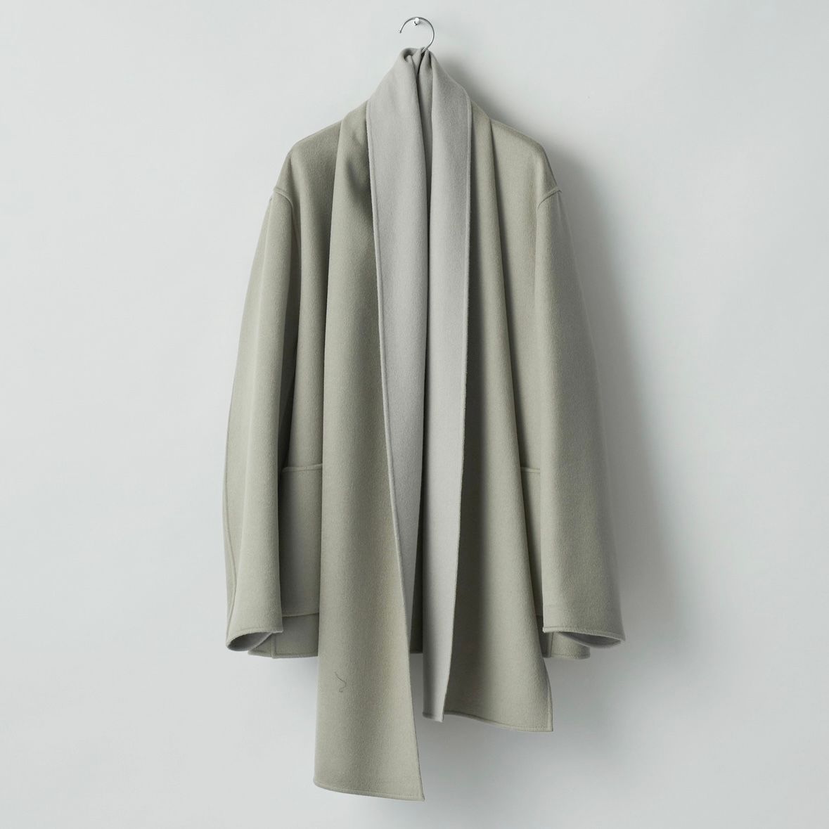 【残りわずか】Wool Cashmere Beaver Reversible Stole Jacket