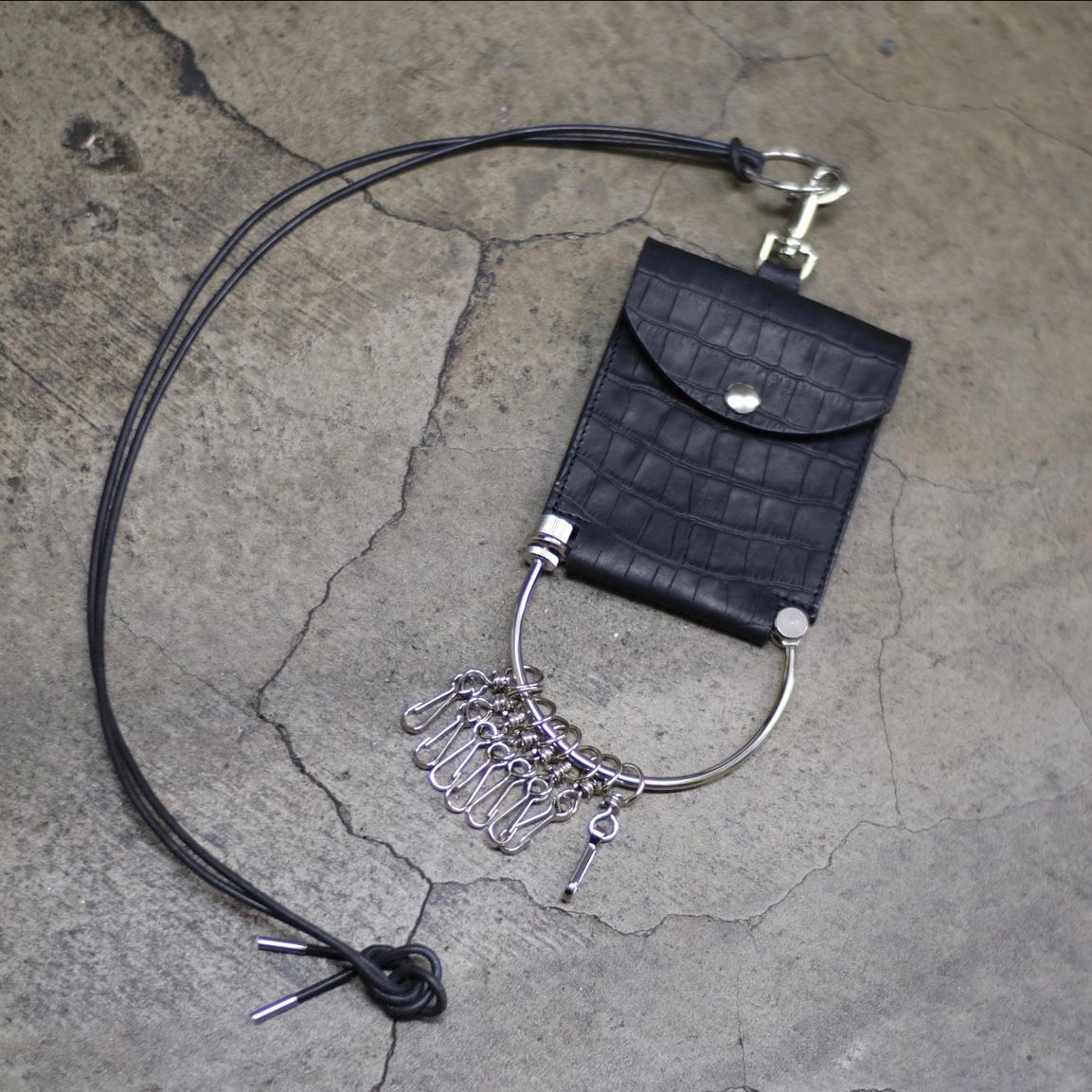 【お取り寄せ注文可能】 Keyring Neck Pouch(CROCODILE)