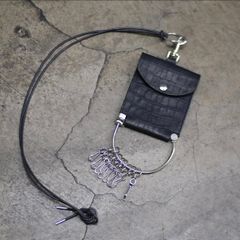 【お取り寄せ注文可能】 Keyring Neck Pouch(CROCODILE)