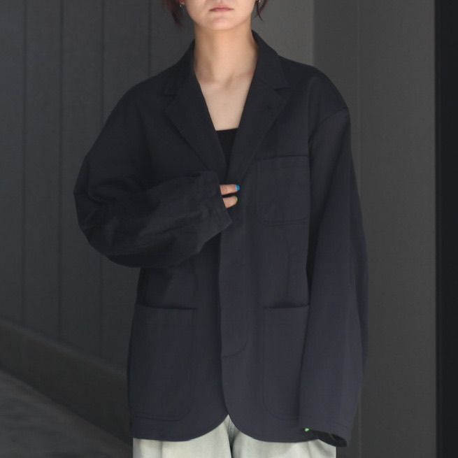 【残り一点】36G Econyl Solid Single Jacket