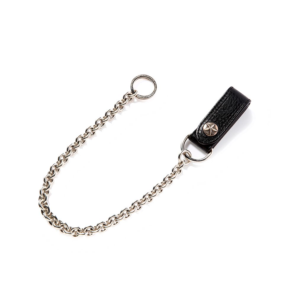 【残り一点】Silver Star Concho Leather Wallet Chain