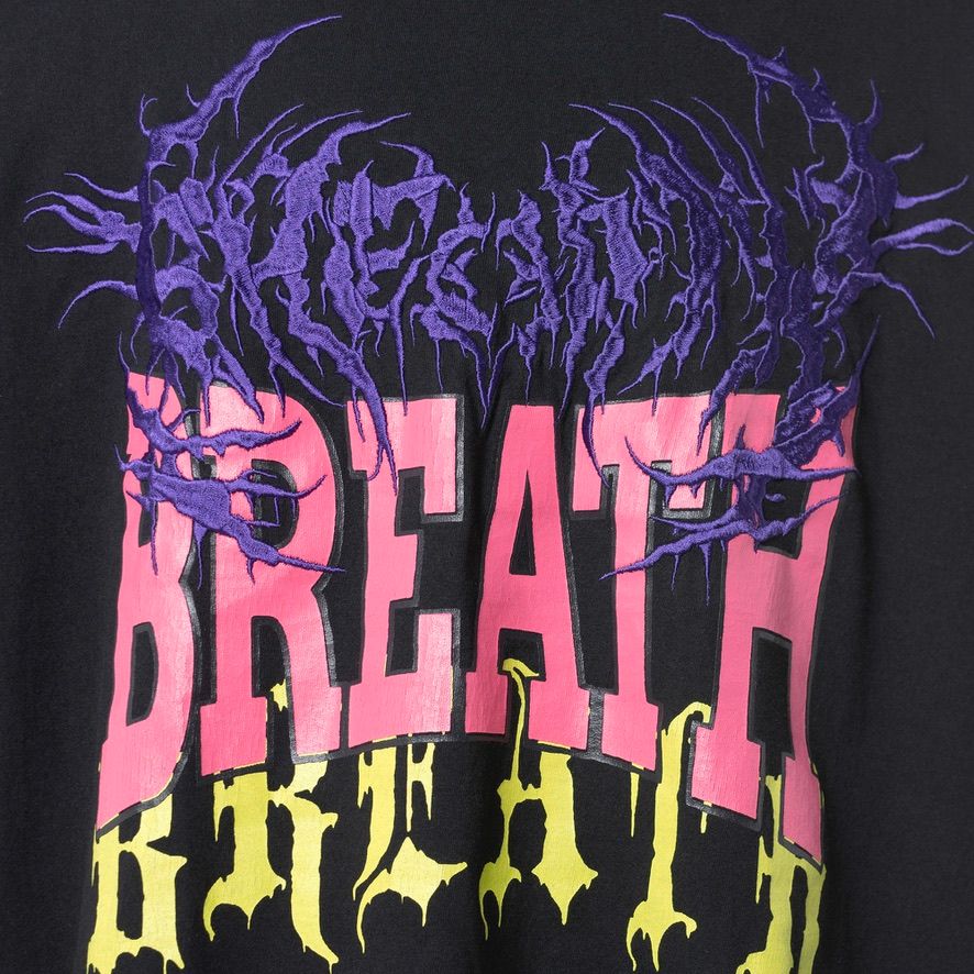 tシャツ ロゴ breath パープル