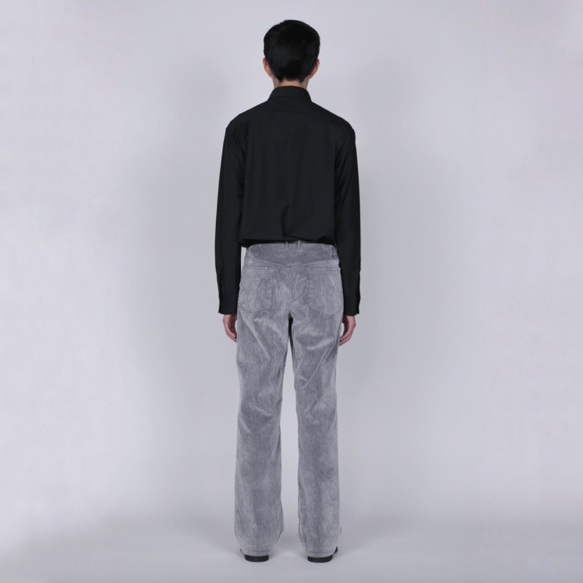 【残り一点】Flocked Denim Wide Tailored Pants