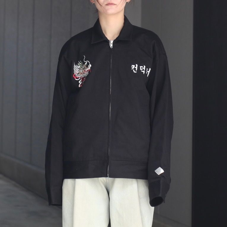 【残り一点】Dragon Embroidered Korean Souvenir Jkt