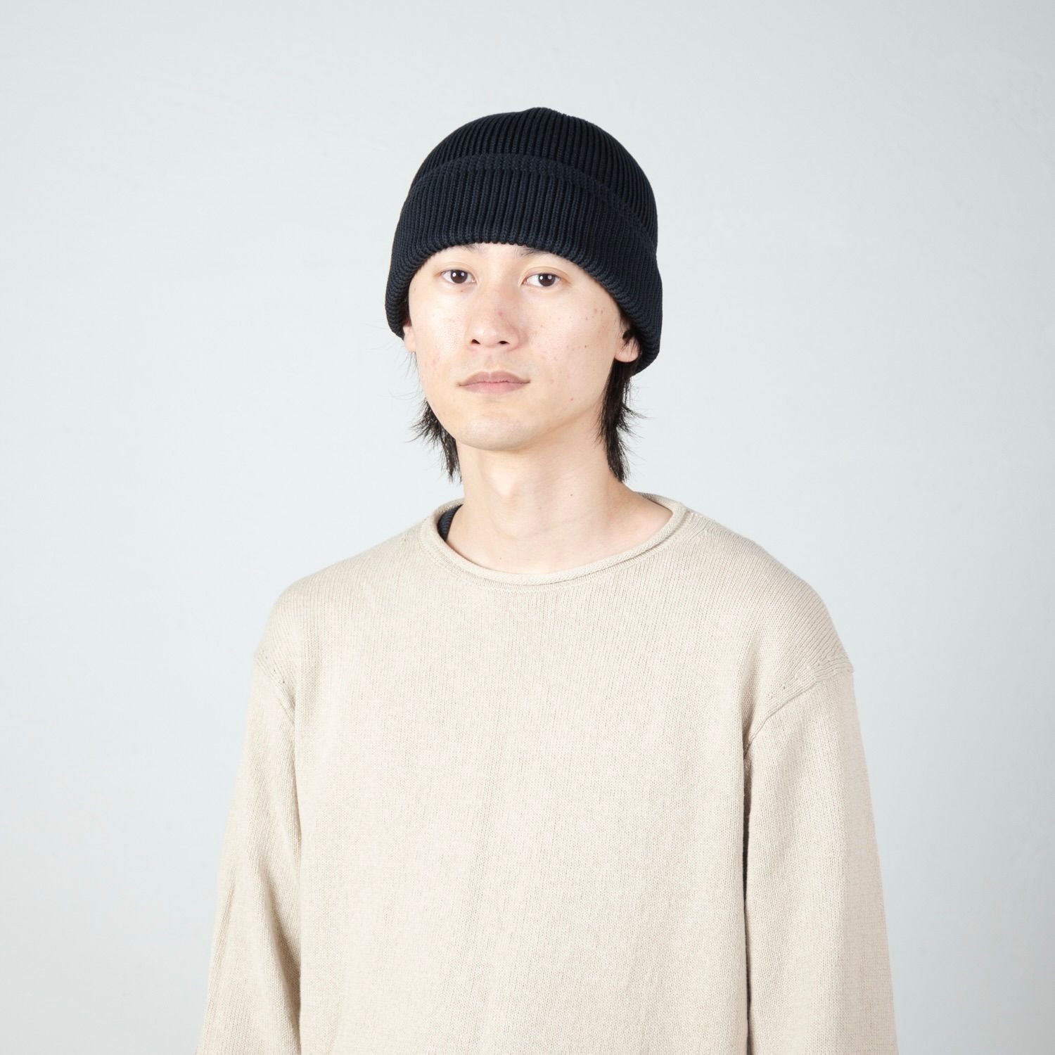 【残り一点】Cotton Acrylic Knit Beanie