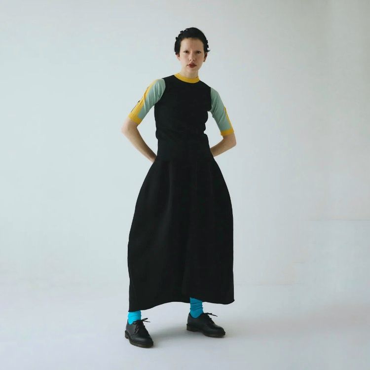【残り一点】Color Block Knit Tops