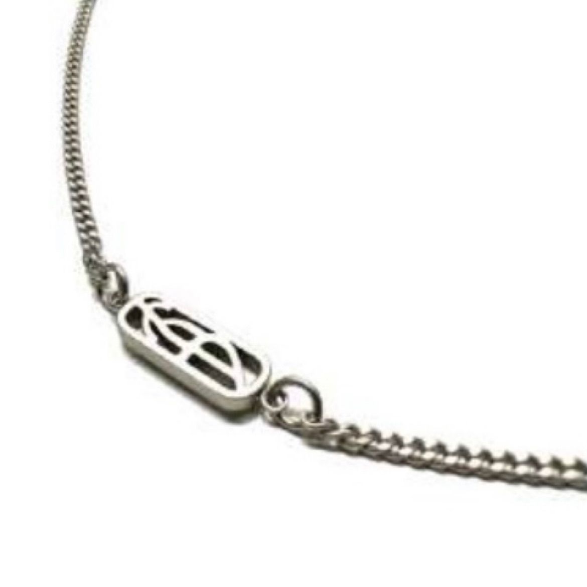 【お取り寄せ注文可能】Glass Chain(BLACK×SILVER)