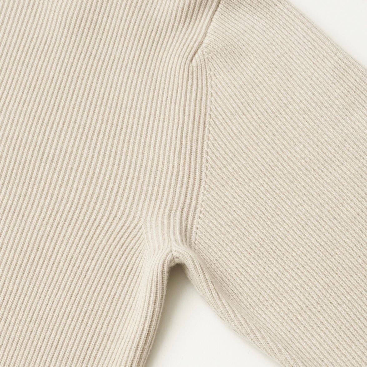 【残り一点】Volume Half Zip Up Knit