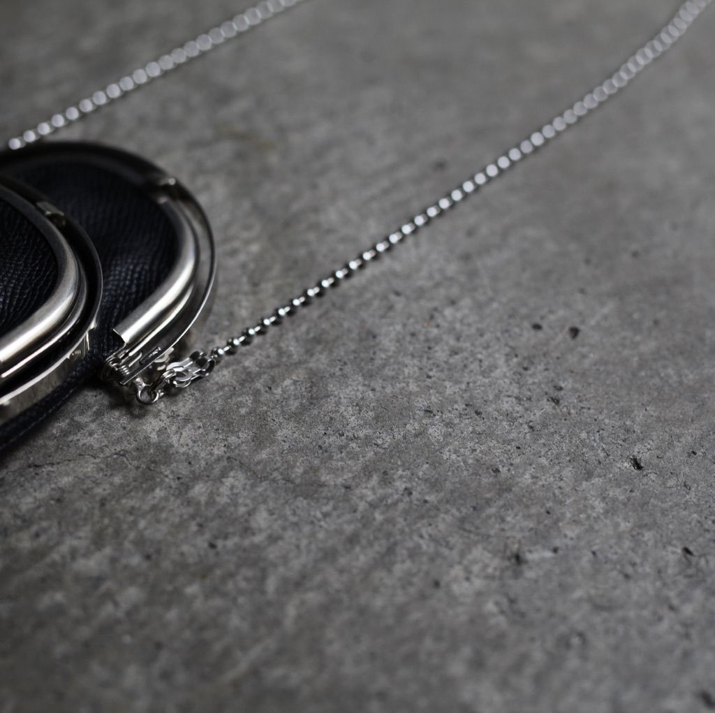 【残りわずか】Chain Double Frame Purse(ODD_COW EMBOSS)