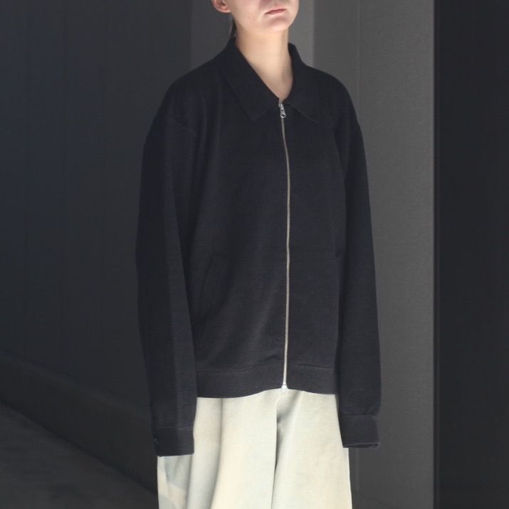 【残り一点】Co/Wo Moss Stitch Zip Blouson