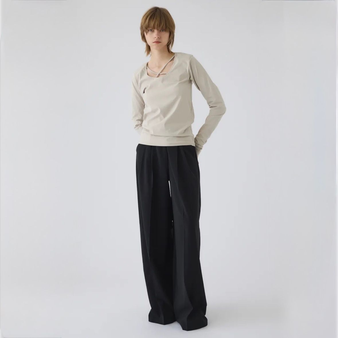 【残り一点】Cross Strap Skin Tops