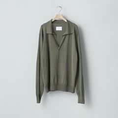 【残りわずか】Wool/Silk Knit Skipper LS