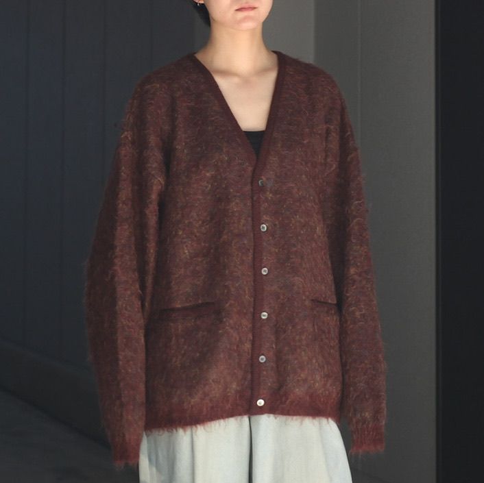 Yoke 3color Jacquard Mohair Cardigan 未使用 abitur.gnesin-academy.ru