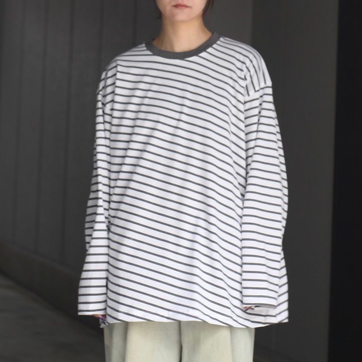 【残り一点】バイアスボーダーL/S TEE