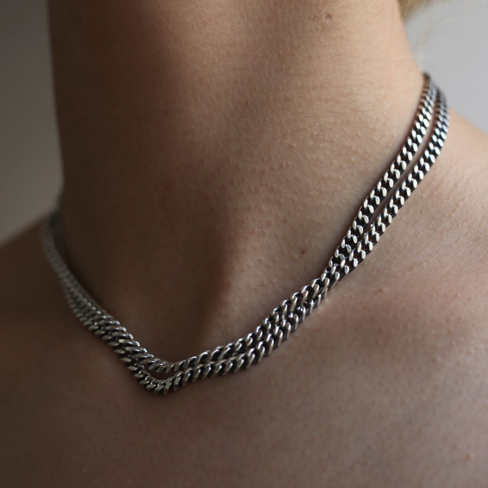 DESIGNEジョンローレンスサリバンSilverChain Long Necklace