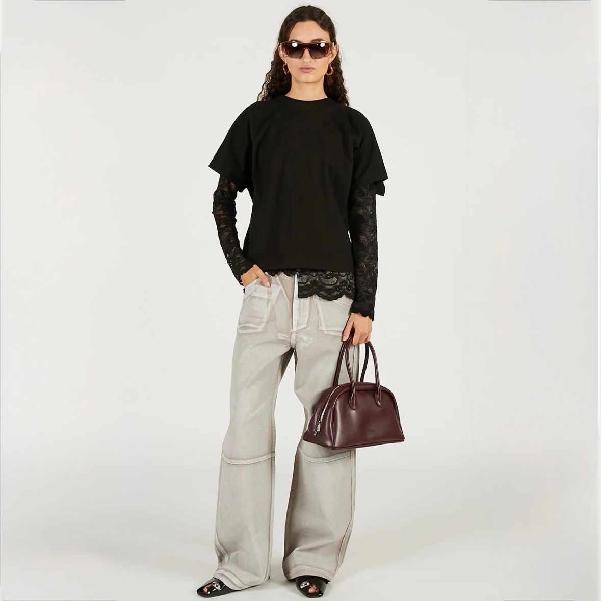 【残り一点】ストレートデニムパンツ