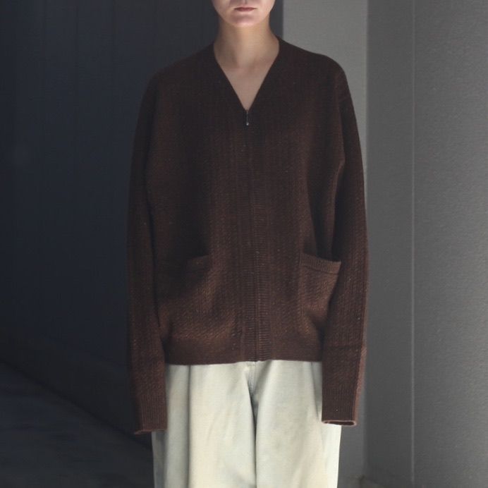 【残り一点】Nep V Zip-up Cardigan