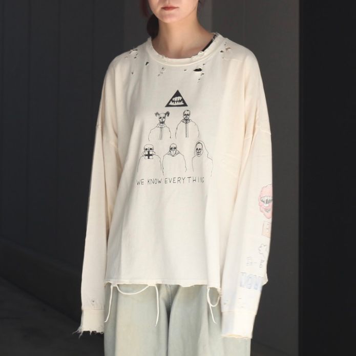 【残り一点】Skull & Chaos Long Sleeve T-shirt