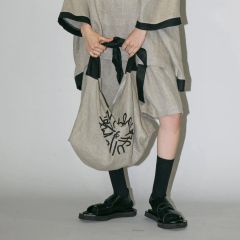 【残り一点】セミウェットリネンショルダーバッグ