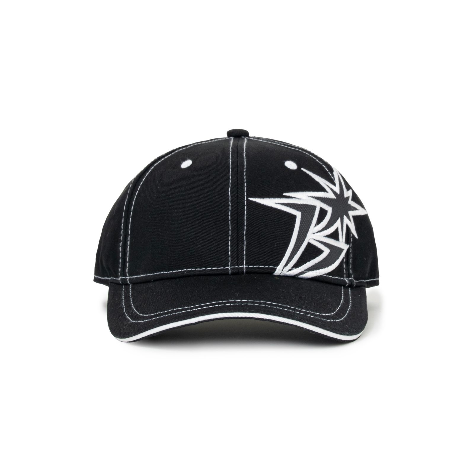 【残りわずか】B Logo Contrast Stitch 6-Panel Cap