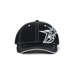 【残りわずか】B Logo Contrast Stitch 6-Panel Cap