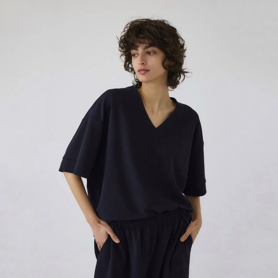 RIM.ARK - 【残り一点】Mannish V-Neck Tops | ACRMTSM ONLINE STORE