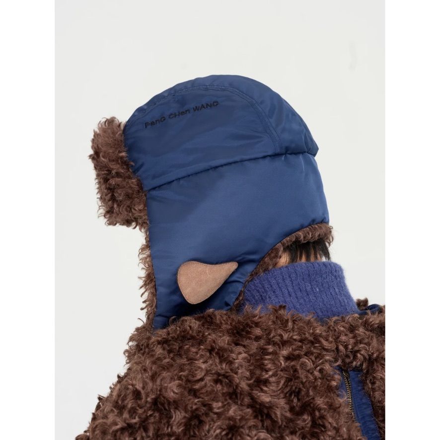 【残り一点】Cat Earflap Navy Blue Hat