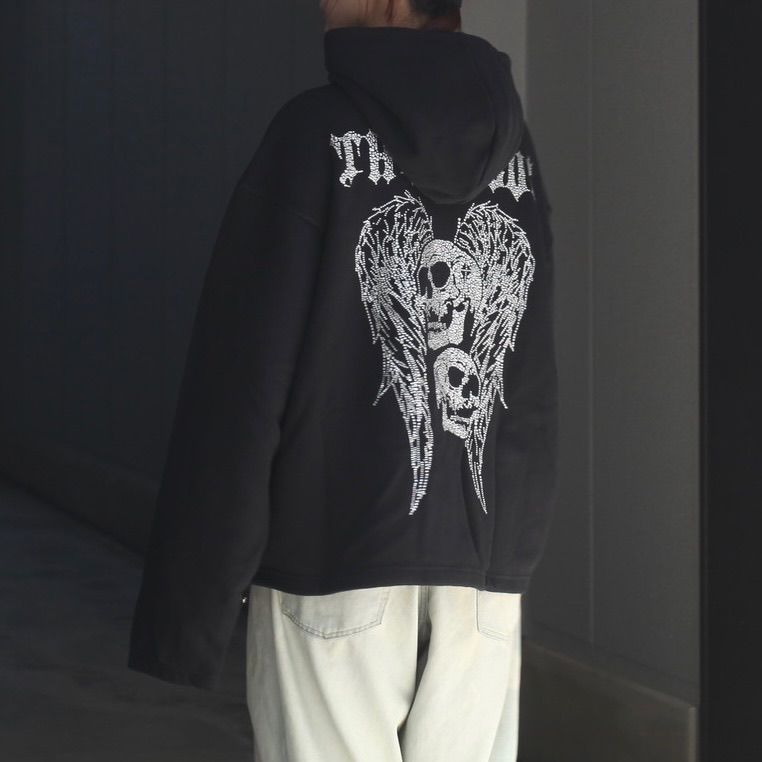 【残り一点】TC Angels Crystal Embellished Hoodie