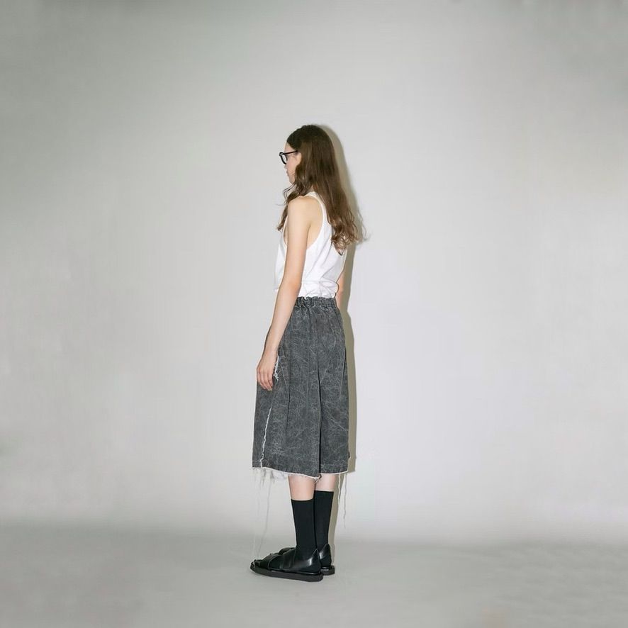 【残り一点】ピグメントプリントデニムショーツ