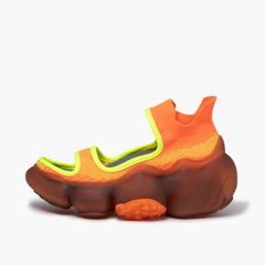 【残り一点】Moopie AS1 Sandal(ORANGE CITROEN YELLOW×FROST BROWN)
