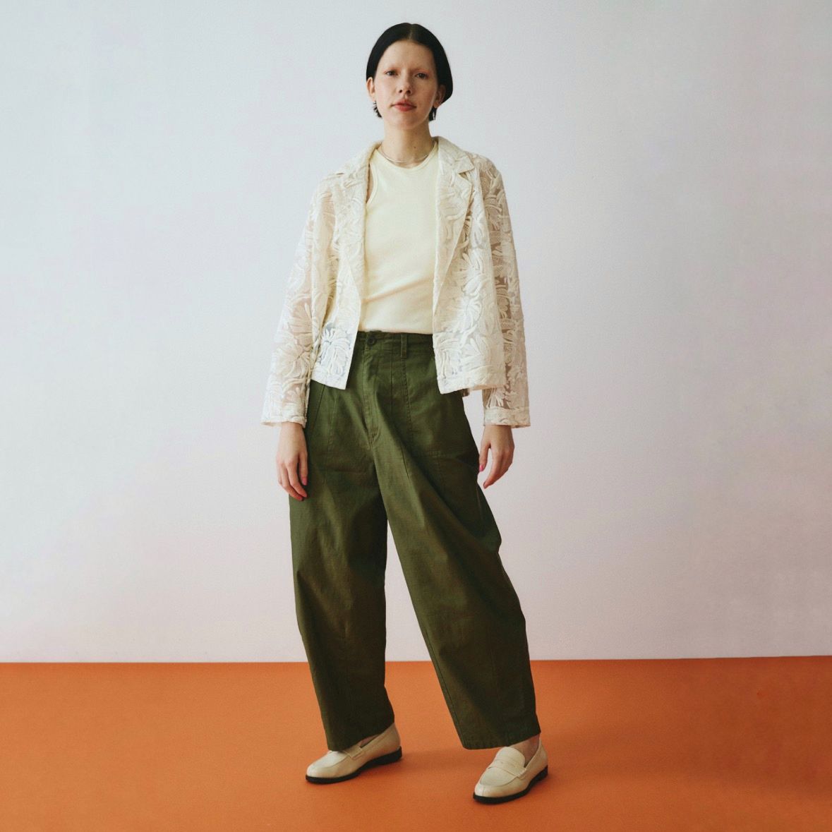 【残り一点】Round Form Cargo Pants