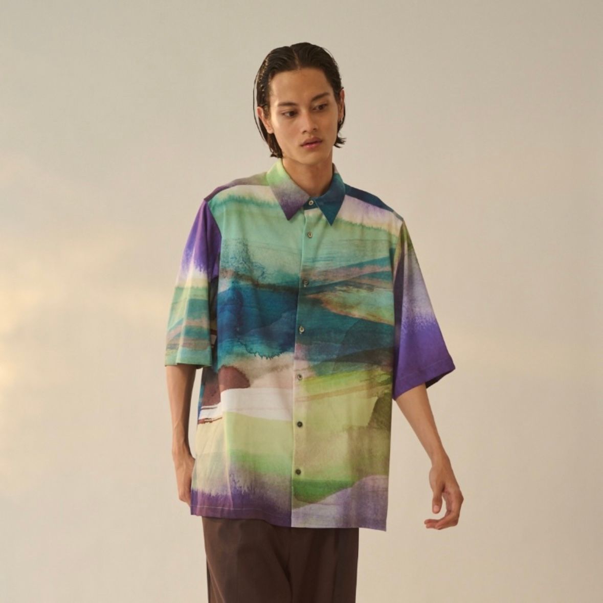 【残り一点】Regular Collar Half Sleeve Shirt