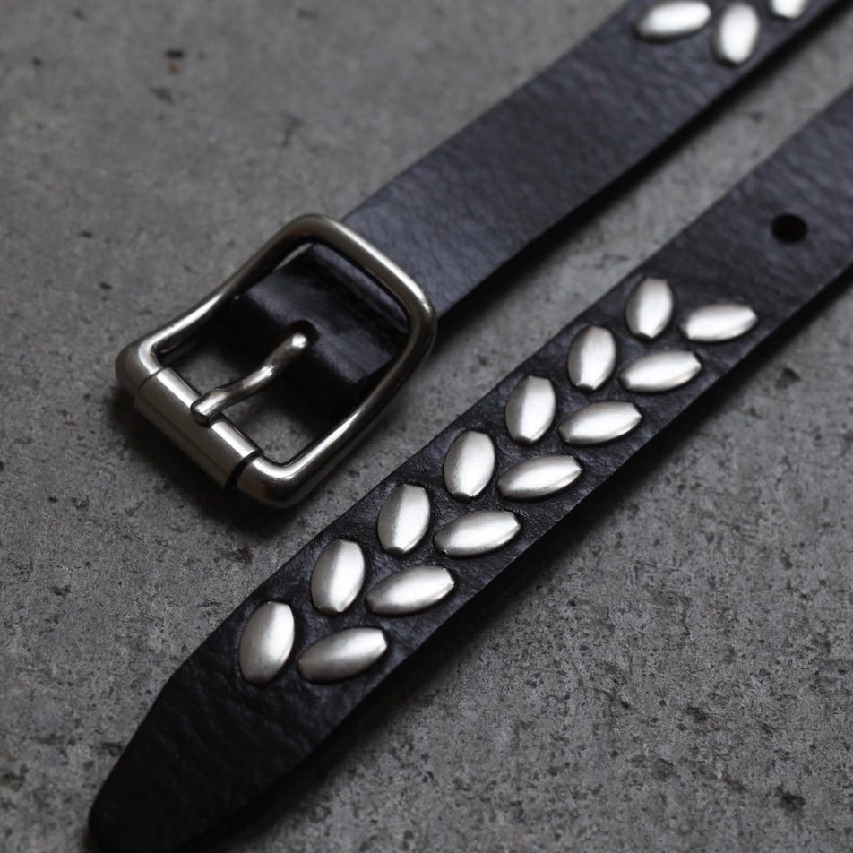 【残り一点】Almond Stud Belt_20mm