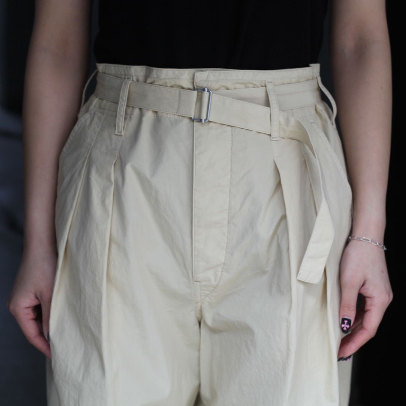【残り一点】Belted Pleated Pants
