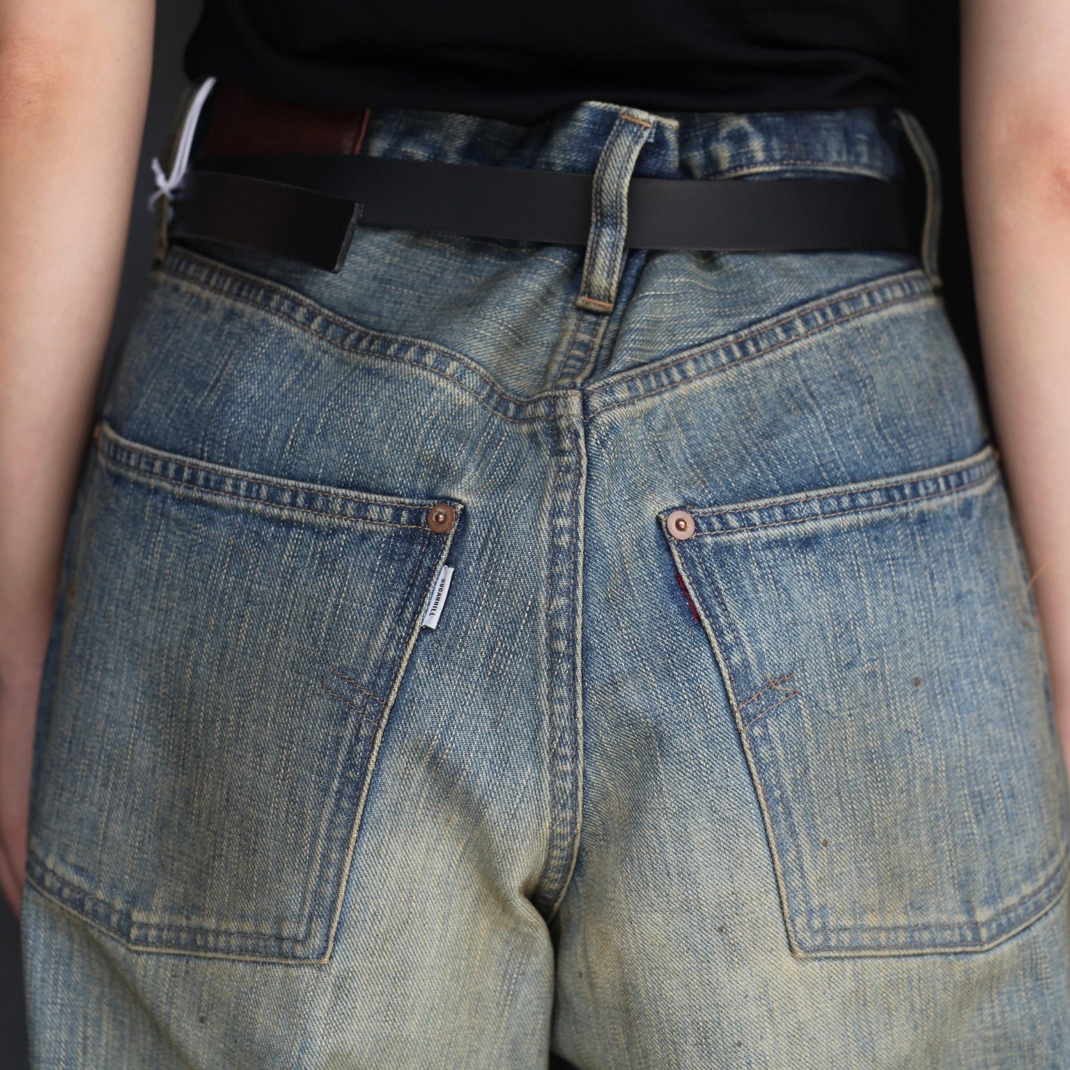 【残り一点】Faded Modern Denim Pants Wide Cut