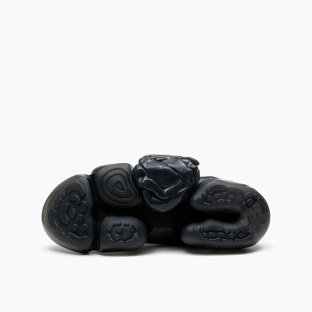 【残り一点】Moopie Plain Knit Socks(BLACK×BLACK)