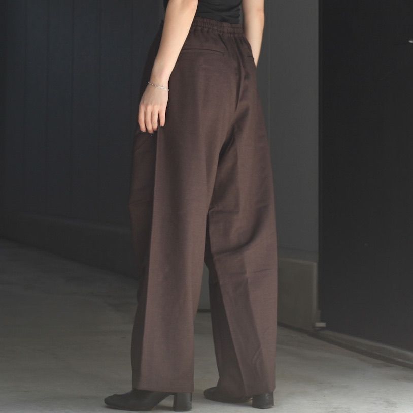 【残り一点】Wool Wide Track Trousers