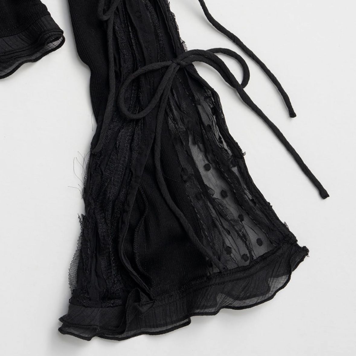 【残り一点】Sheer Dot Slim Shirt